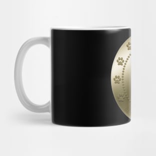 Bernese Mountain Dog Coin Digital Art Mug